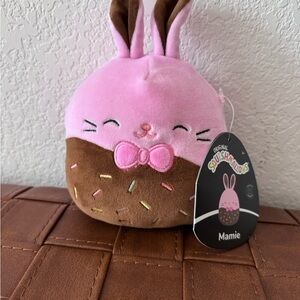 Squishmallows Pink and Brown Bunny Plush